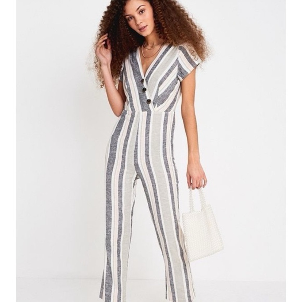 Urban Outfitters Striped Jumpsuit size L